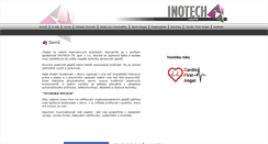 Desktop Screenshot of inotech.cz