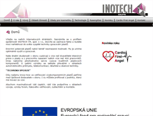 Tablet Screenshot of inotech.cz